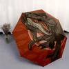 1pc Dinosaur Durable Cartoon Folding Umbrella,Compact Umbrella for Men and Women, Suitable for Travel or Daily Use.N033