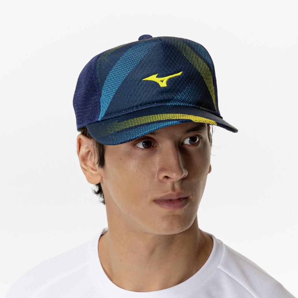 Mizuno Tennis Club Activity Dress Navy Cap, Hat, Unisex, 62JWC003,