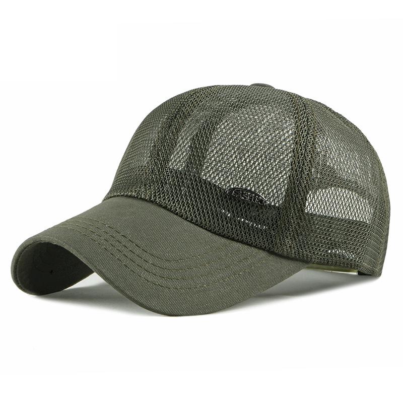 Summer Breathable Mesh Baseball Hat Men's Outdoor Sports Golf  Fishing Hats Women's Sunscreen Hat Snapback Hat