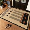 Non-slip Bauhaus Doormat Washable Vintage Entryway Rug for Front Door Home