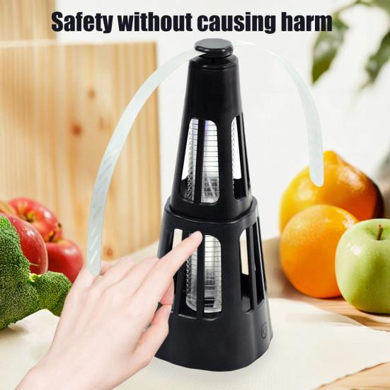 Yousheng Tables Fly Repellent Fan with Holographic Blades Light USB Rechargeable Indoor Outdoor Picnic BBQ Kitchen Restaurant Table Top Fly Deterrent