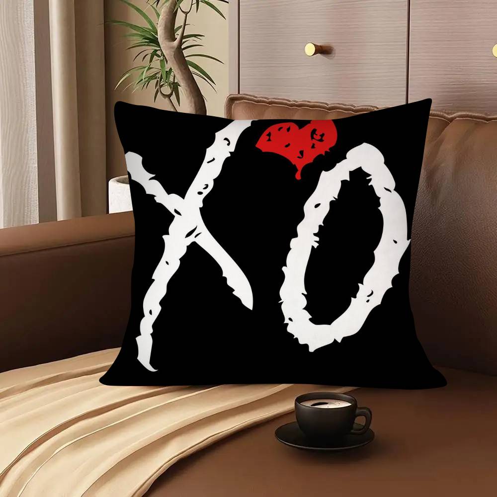 1Pc Rapper The Weeknd Xo Pillow Case Fashion Square Pillowcase Bedroom Sofa Room Ins Decoration Leisure