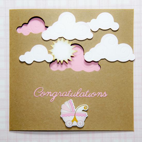 Sun Cutting DIY Craft Die Kids Cloud Design Stencil Scrapbook Mold Decor