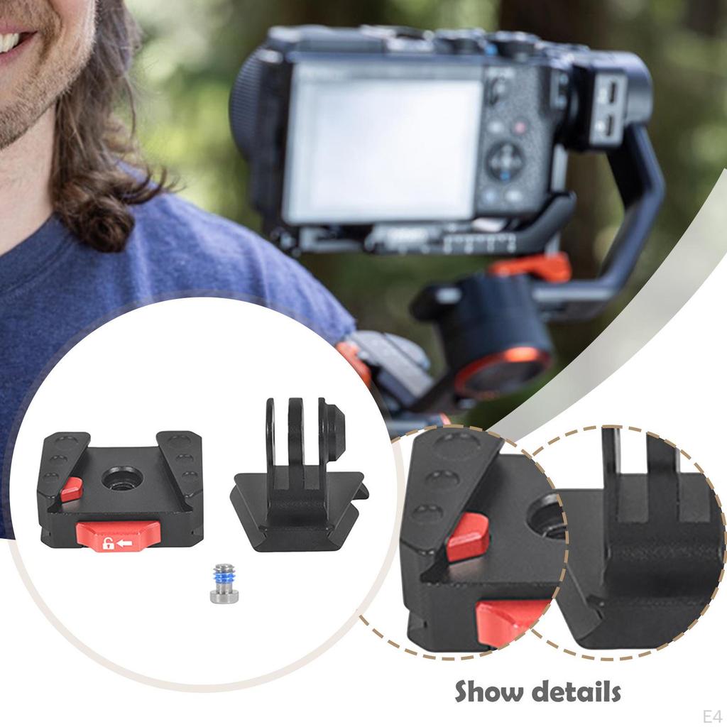 Quick Release Clamp Plate Camera Mount Adapter 38mm Accessories Digital 1/4inch Thread