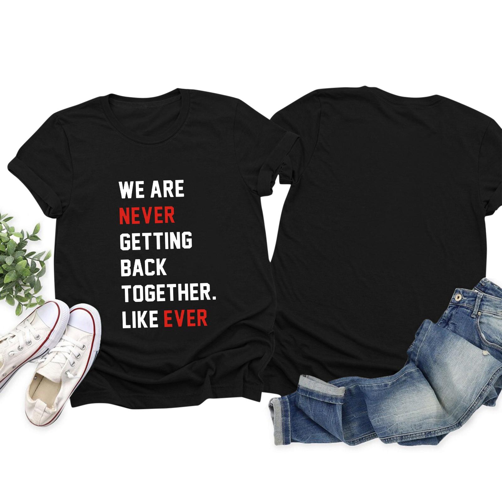 

Женская повседневная футболка с коротким рукавом и принтом XXXL чёрный