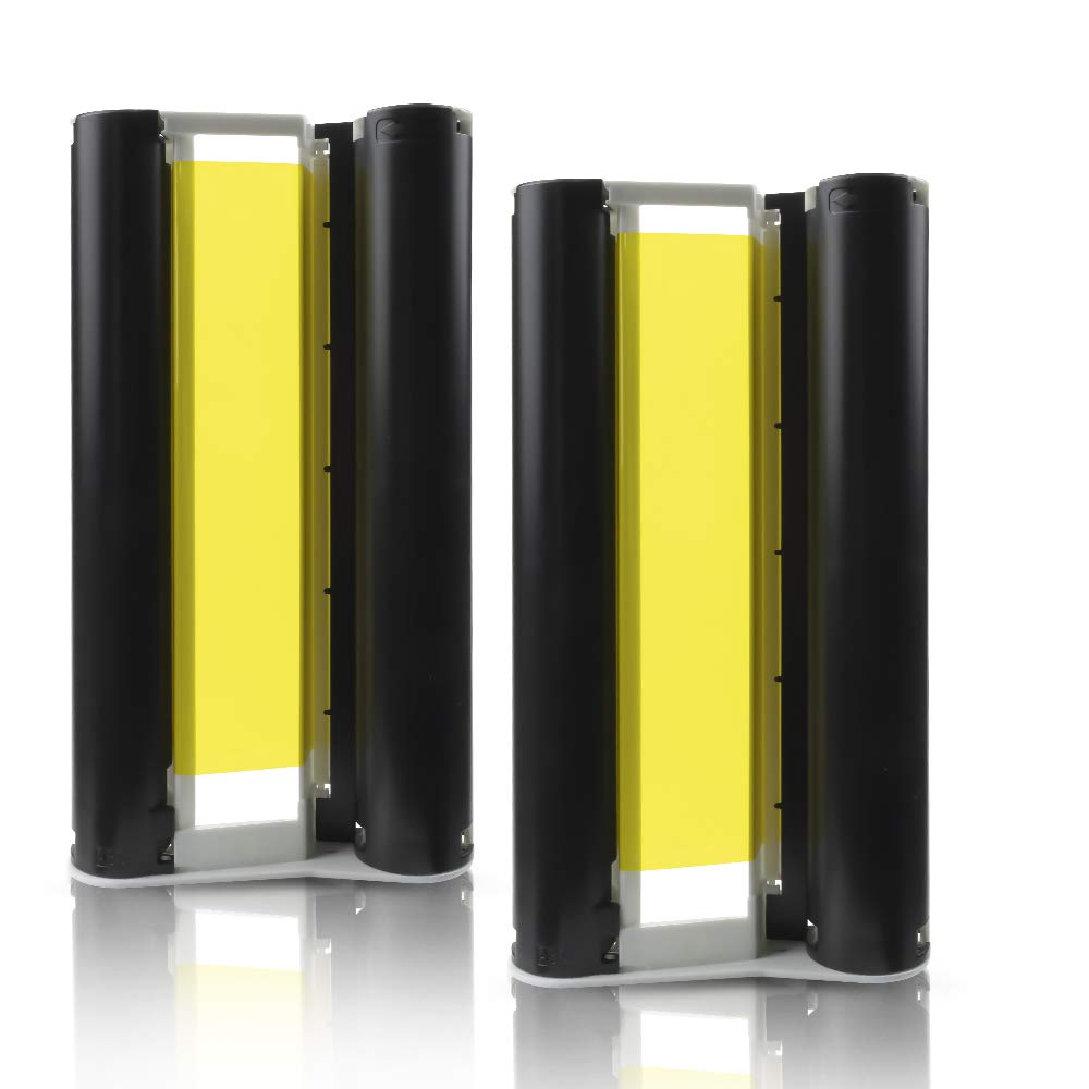 

Pristar Сумісні Чорнильні Картриджі Кольорова Чорнильна Касета для Canon Selphy та CP900 Бездротовий Компактний Фото 4 x 6 Дюймів Не KP-108IN (KP108), 2 шт. CP1300,