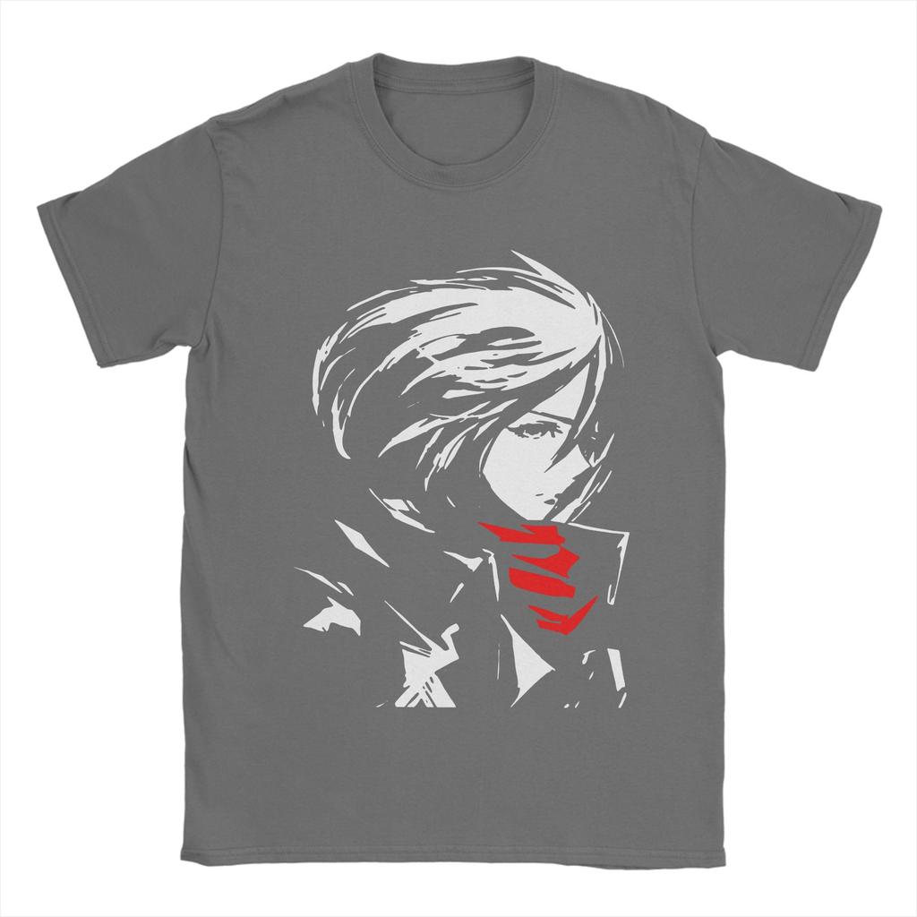 Ackerman Attack on Titan T-Shirt Men Shingeki no Kyojin Vintage Pure Cotton Tees Crew Neck Short Sleeve T Shirt Gift Idea Tops