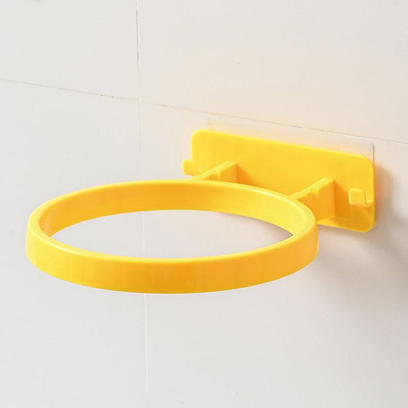 Soccer Ball Wall Mount Display Holder Plastic Football Storage Rack Basketball Supplies Yellow