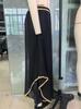 2026 Women's European & American Patchwork Chiffon High-Waisted Wide-Leg Pants: Summer Casual Style