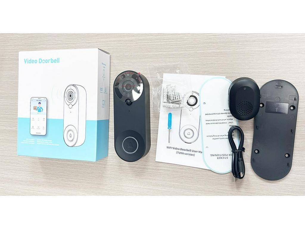 Smart WiFi Wireless Video Doorbell with Remote Home Monitoring and Voice Intercom