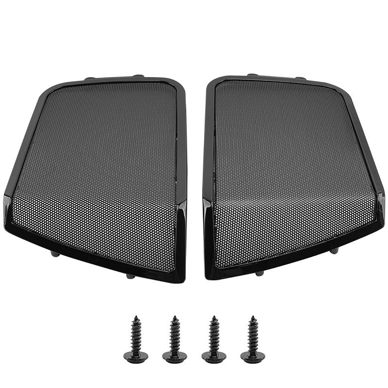 

For Harley Touring FLT FLH FLHR FLHR Electra Street Road Glide 94-13 Motorcycle 6 x9 Saddlebag Lid Speaker Grill Cover Lower