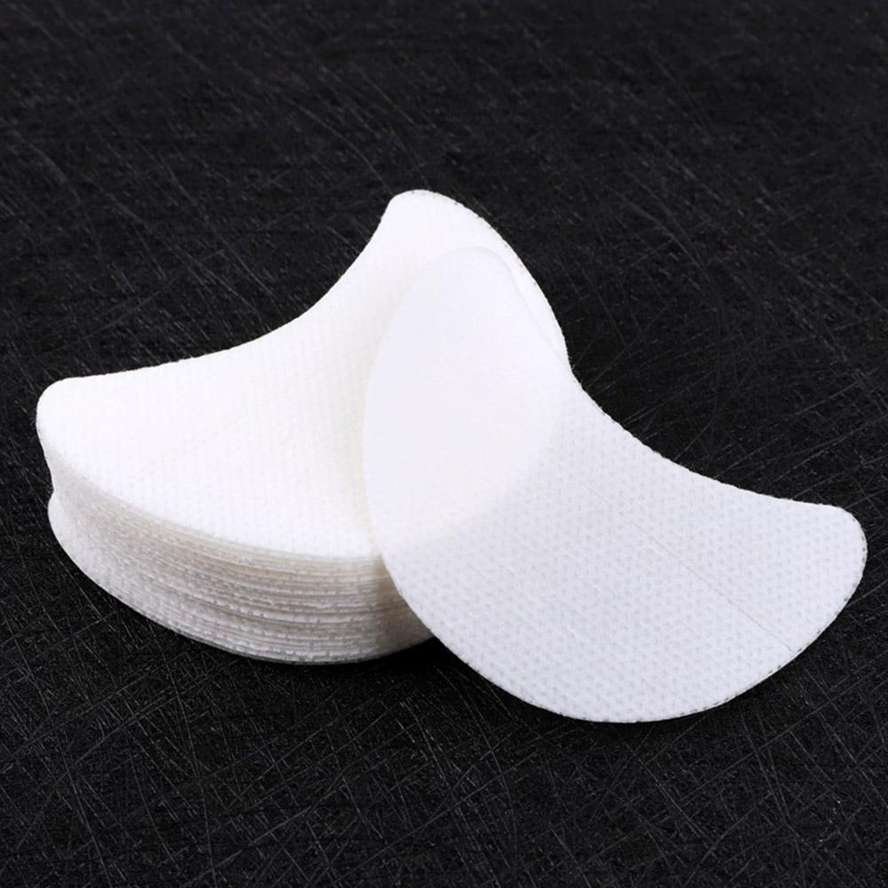 50PCS Eyeshadow Stencils Lint Free Under Eye Eyeshadow Gel Pad Sticker Eye Makeup Tools