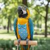 Pet Bird Apron Adjustable Pet Parrot Diaper Cartoon Animal Pattern Breathable Bird Nappy Bowtie Bird Vest Travel