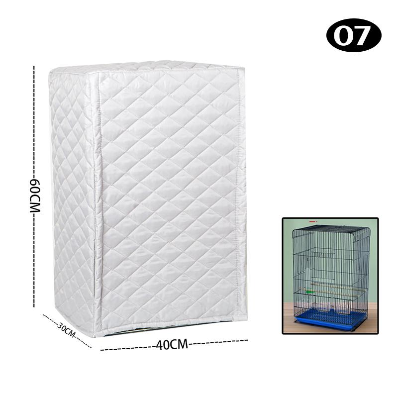 Зимовий теплий чохол для клітки для птахів Бавовняний стьобаний чохол для клітки Навіс із захистом від дощу Аксесуари для клітки для папуг