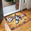 1PC Cute Cats Pattern Door Mats Kitchen Rugs Non-Slip Pop Design Living Room Rugs Bath Mat Carpet for Home Sink Laundry Decor