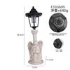 Solar Angel Sculpture Yard Light Resin Hexagonal Lamp Decorative Ornament Garden Courtyard Lawn Decorative Atmosphere Light