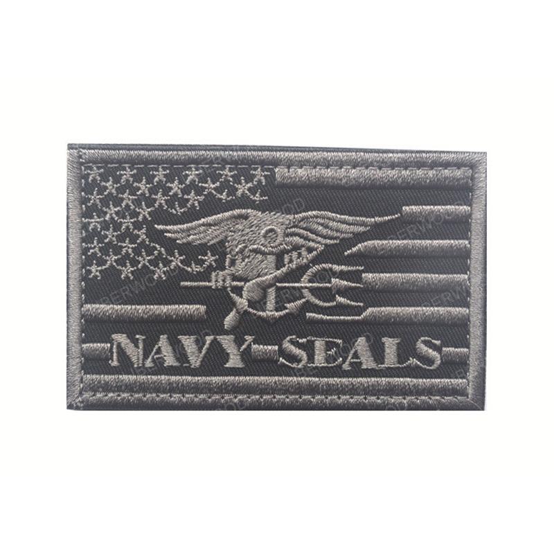 Toppa Ricamata Con Tridente US Navy SEALS Per Zaini, Vestiti O Airsoft. Stile Militare. - Foto 4