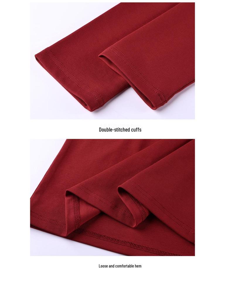 Women's Straight Shoulder Long-Sleeve T-Shirt, New 2026 Stylish Lapel Top for Spring & Autumn. Versatile Base Layer or Outerwear.