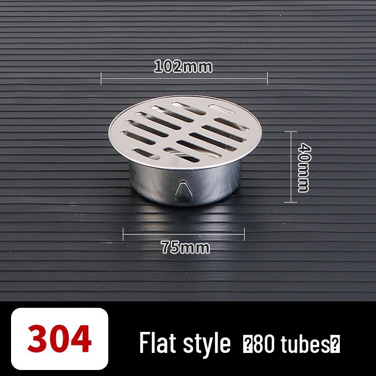 304 Stainless Steel Anti-Clogging Mesh Drain Cover for 75mm Balcony Rooftop Pipes