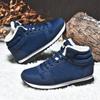 Scarpe invernali da coppia in cotone caldo da uomo, stivali da neve alti leggeri, taglia 48, stivaletti caldi antiscivolo, scarpe da esterno