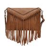 European and American Trendy Women's Bag New Tassel Bag Shoulder Bag Envelope Small Square Bag