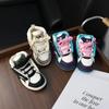 Winter Children's Sneakers Warm Plush Girls Causal Cotton Shoes Fashion Versatile Kids School Running Sports Shoes for Boys New