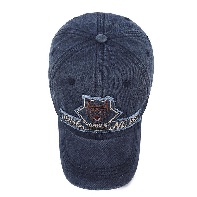 New Unisex Baseball Cap Leopard Head Embroidery Cap Men Women Outdoor Camping Hiking Fishing Dad Hats