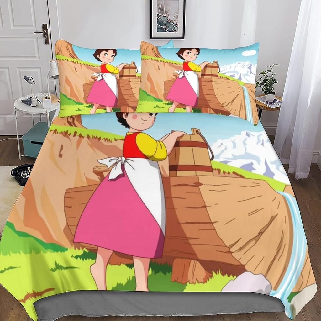 Heidi The Girl From The Alps BeddingHeidi Bedding SetHeidi and Family Duvet Cover SetBedroom Decoration