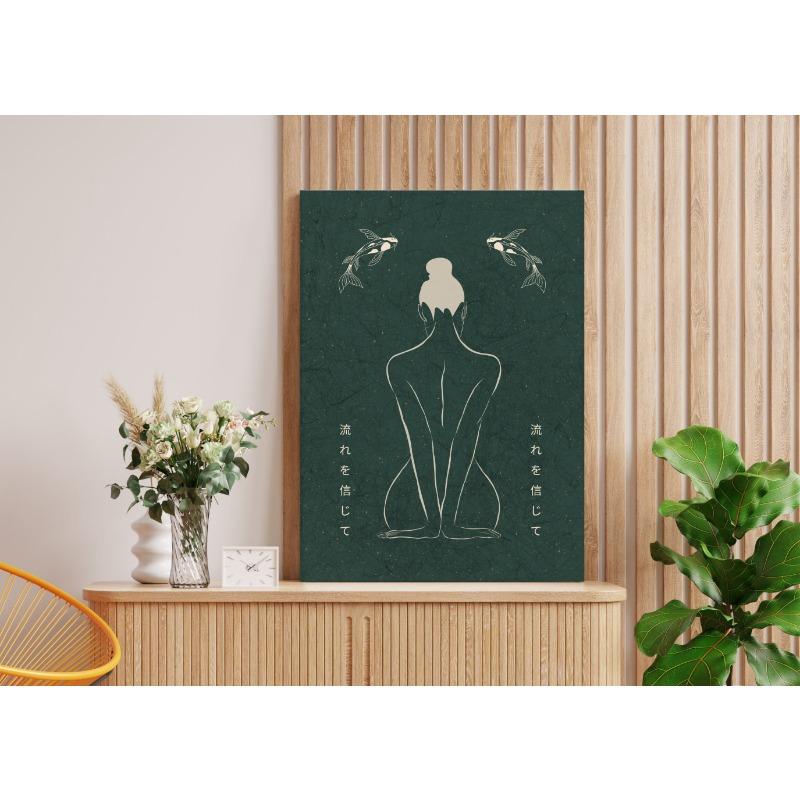 Japanese Vintage Spiritual Prints Modern Wall Art Poster Divine Feminine Chakra Canvas Painting Living Room Apartment Decor