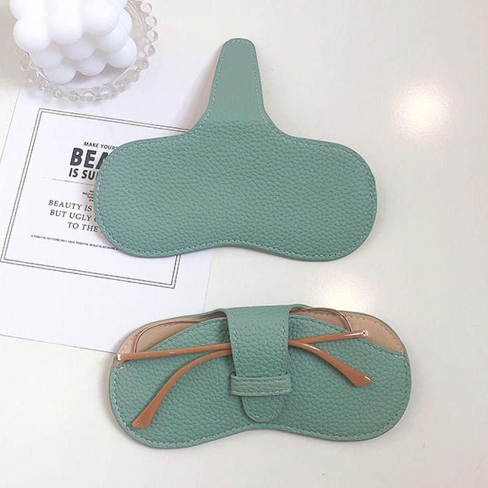 Anti Pressure PU Leather Protective Cover Spectacle Case Glasses Case Sunglasses Storage Bag