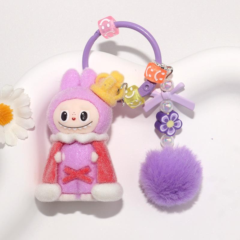 Doll Bag Couple Car Cherry Keychain Decorative Pendant Mobile Phone Chain