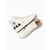 Comme Des Garçons PLAY X Converse Chuck 70 High Multi Heart - Milk Black Unisex Sneakers Cream Egret A08148C