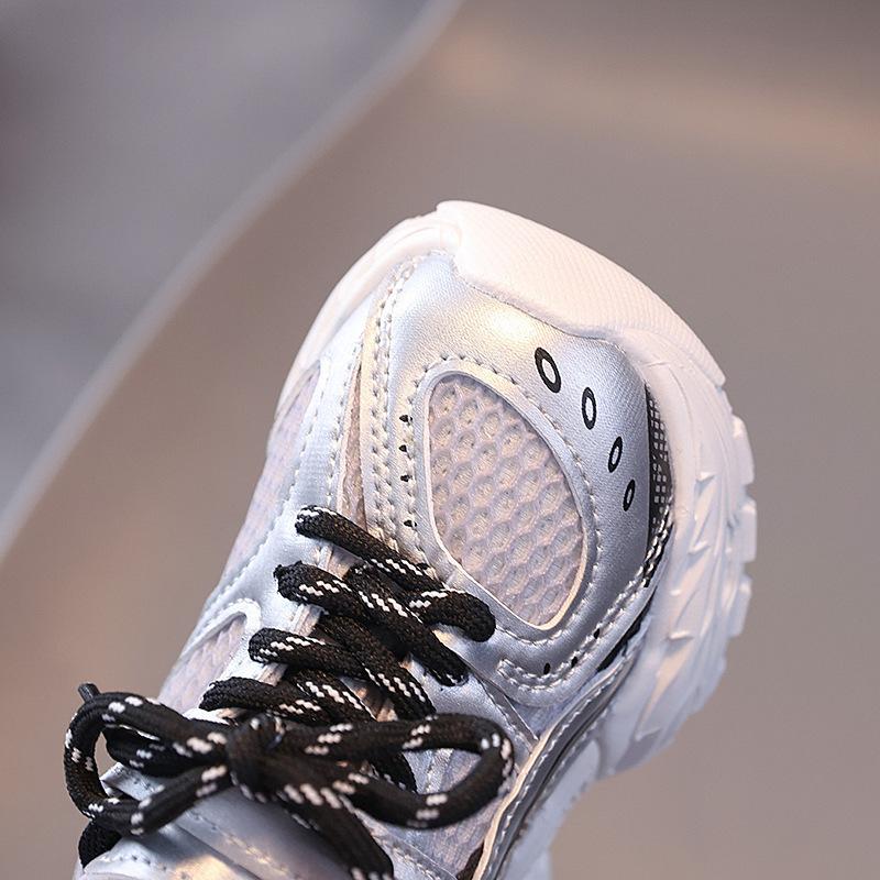 Boys' Sneakers 2025 Spring and Summer New Children's Dad Shoes Breathable Mesh Girls Casual Mesh Sneakers