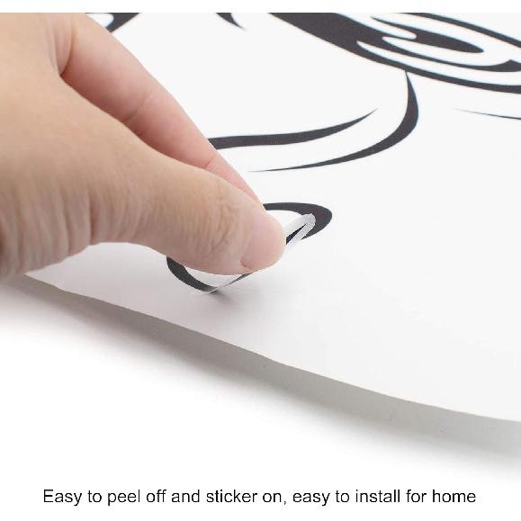 2 PCS Coffee Bar Wall Decor - Wall Sticker with Two Coffee Cup Art - Removable Signs for Kitchen, Office, Home, Shop, Cafe, Pub, Restaurant - 12.2 x