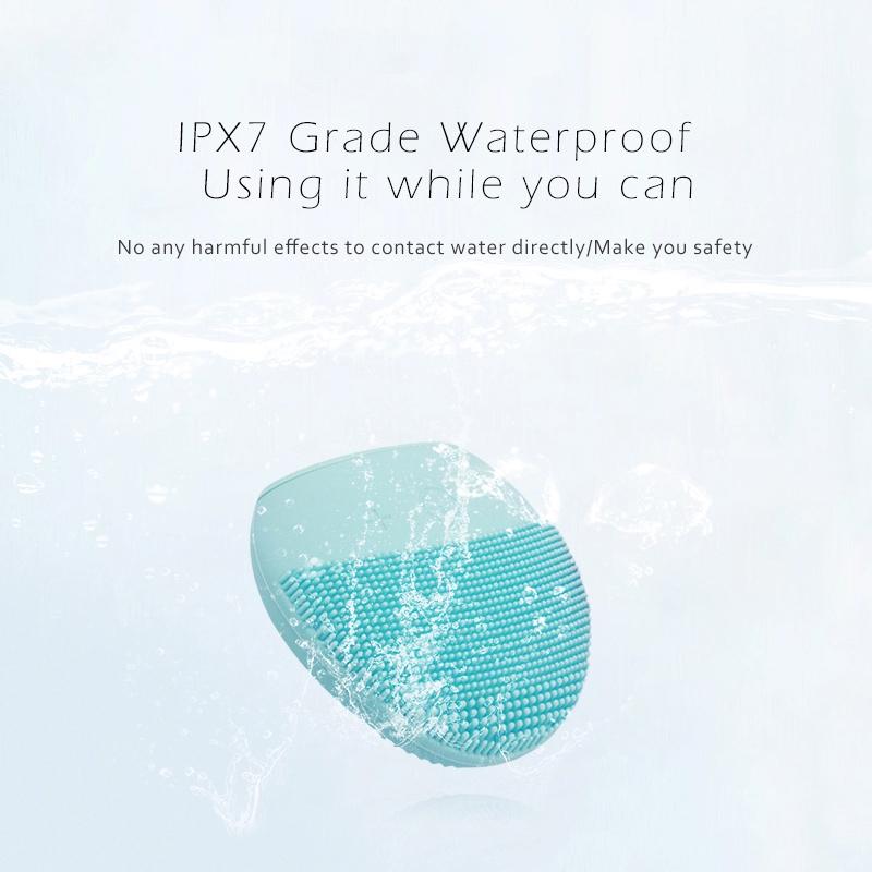 Mlike Schönheit Gesichtsreinigungsbürste Gesicht Hautpflege-Tools wasserdicht Silikon elektrische Sonic Cleanser Gesichts