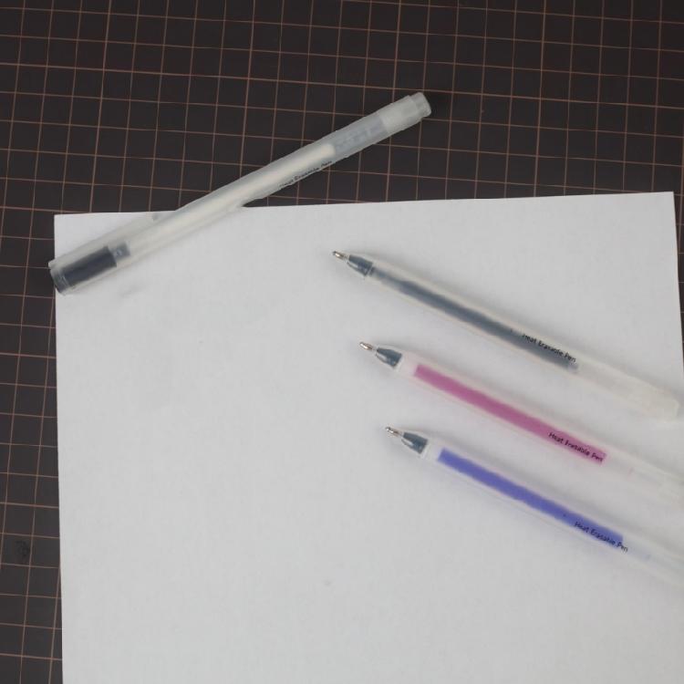 Heat Erase Pens Sewing Marker Pen Vanishing Heat Erase Pens for Sewing, Fabric