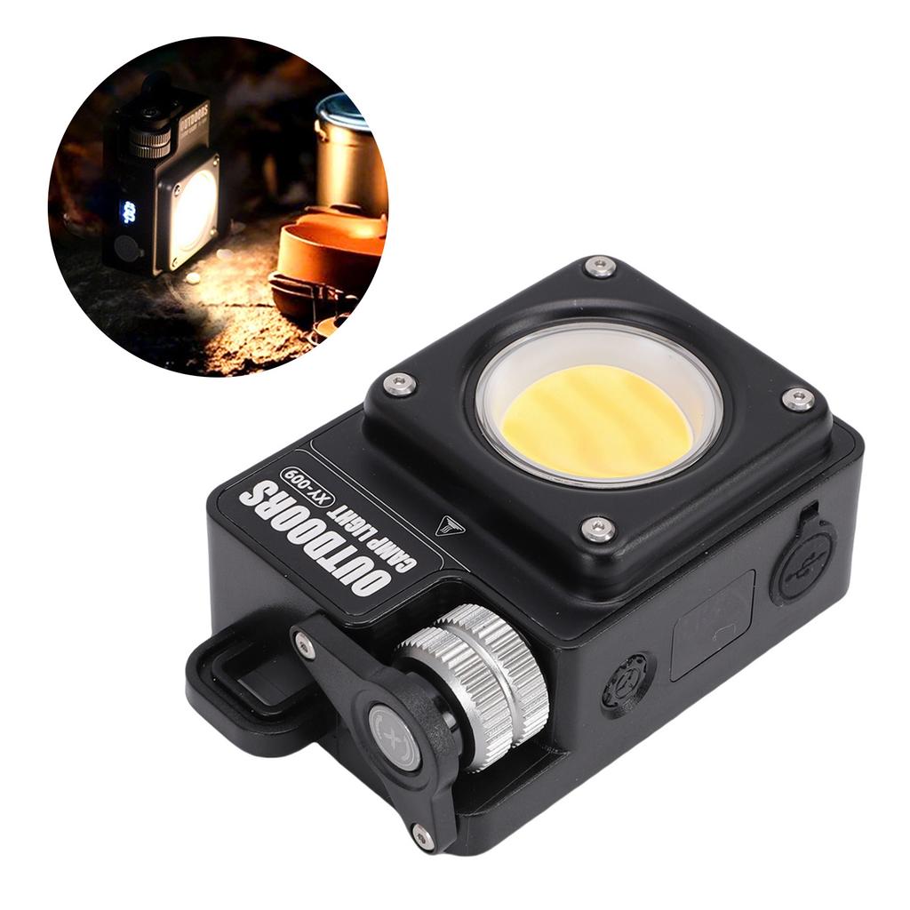 Camping Light LED Flashlight 3500LM 5 Lighting Modes Rechargeable Magnetic Portable Tent Light for Hiking Emergency with LCD Display
