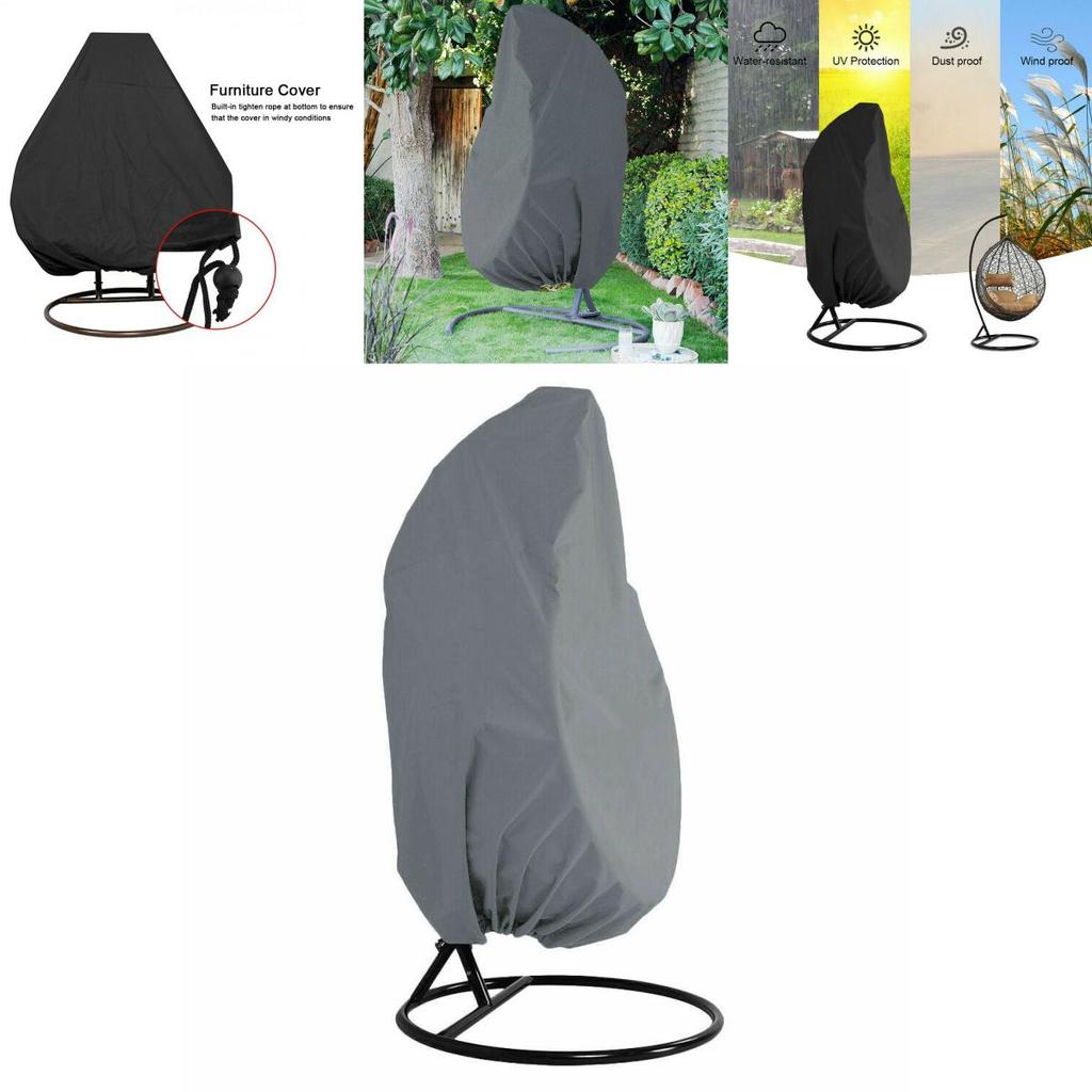 Uv Resistant Outdoor Hanging Swing Chair Cover For Egg Garden Furniture