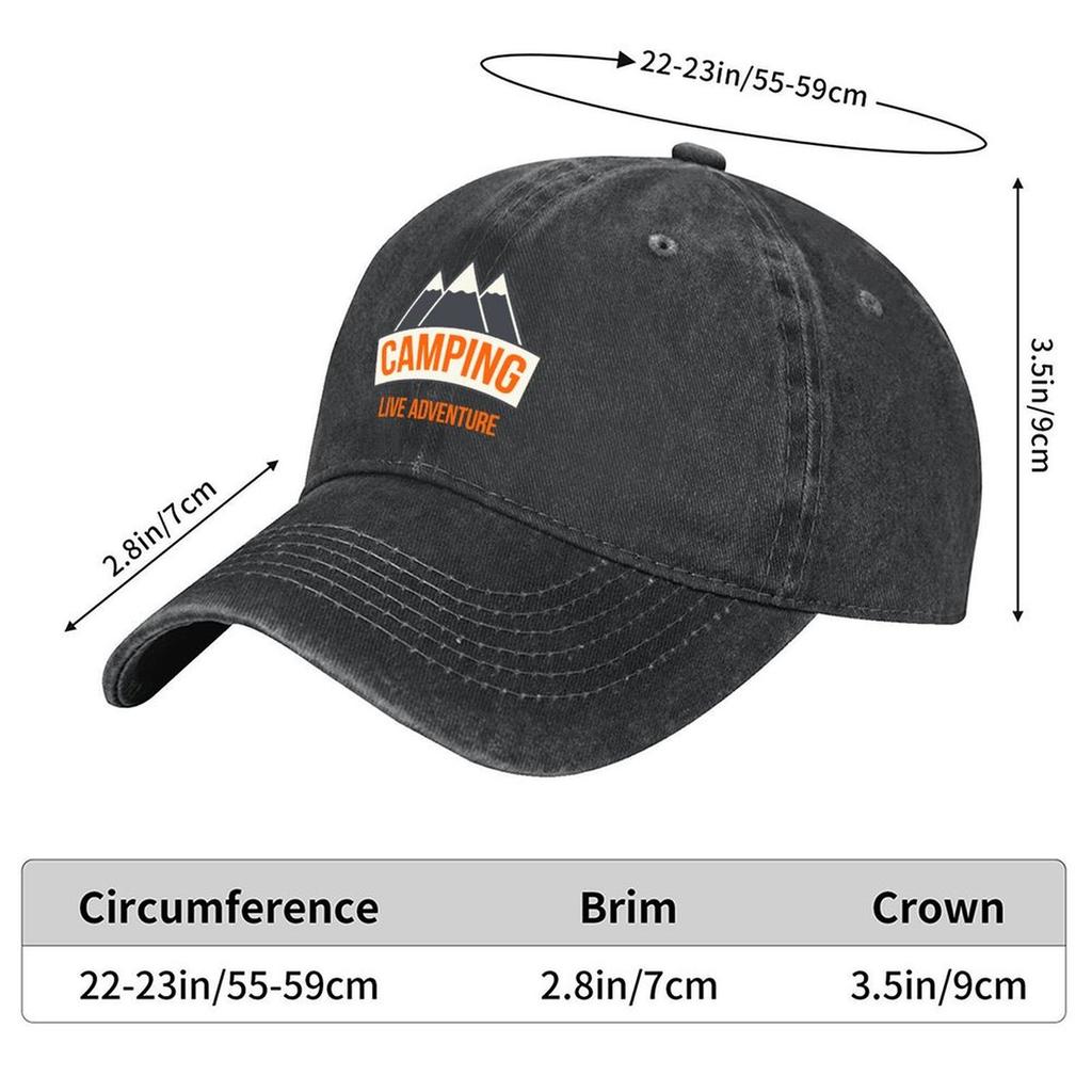 2026 Camp Camping Baseball Cap Beach Hat Birthday Golf Wear Luxury Brand For Men Women's