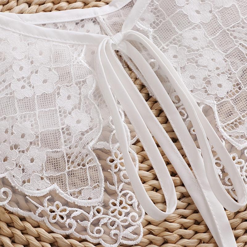 Flower Polyester Neckline Clothing Sewing Supplies Hollow Lace Material Lace Collar Skirt Shawl Wedding Dress Supplies