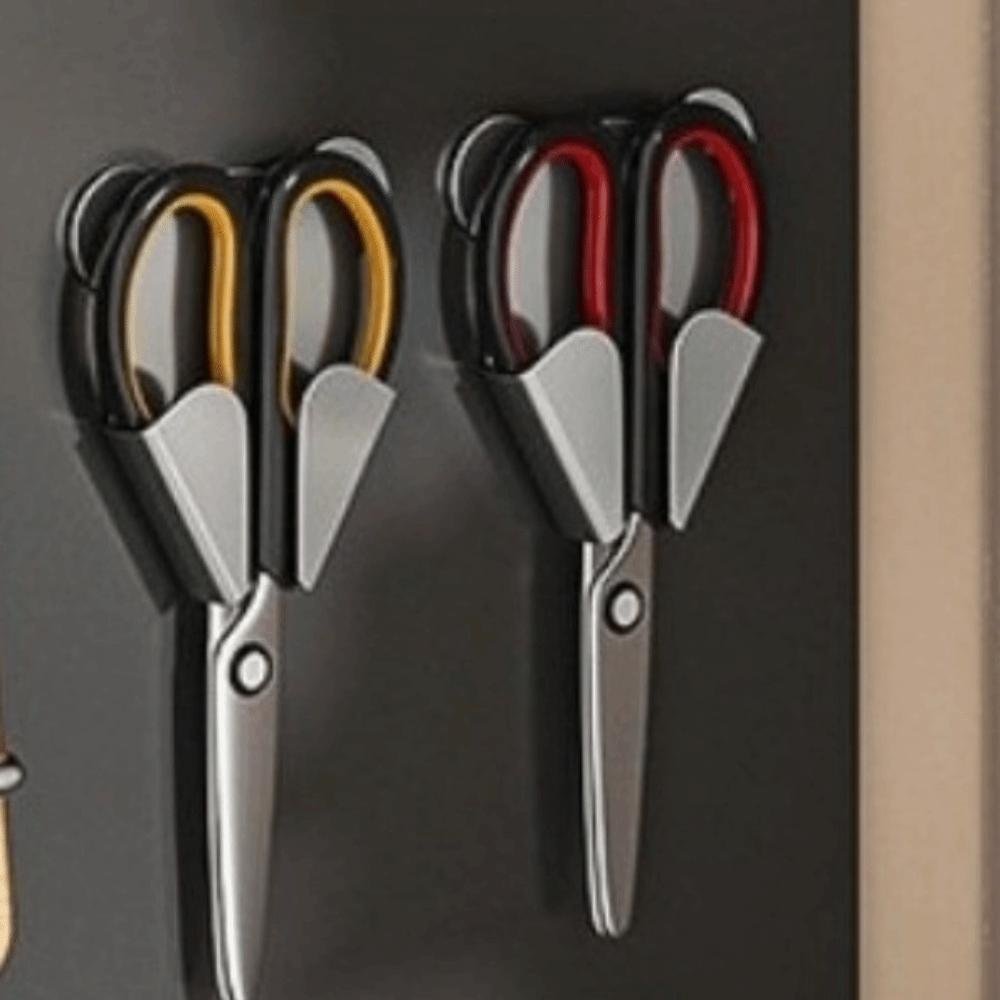 3pcs Punch-Free Scissor Holder Wall Mounted Scissor Organizer  Home Organization