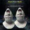 Fruktansvärd Halloween upp och ner Spökmask Skrämmande Grimas Latexmask Realistisk Helhuvud Maskerad Festmask Cosplay Kostym