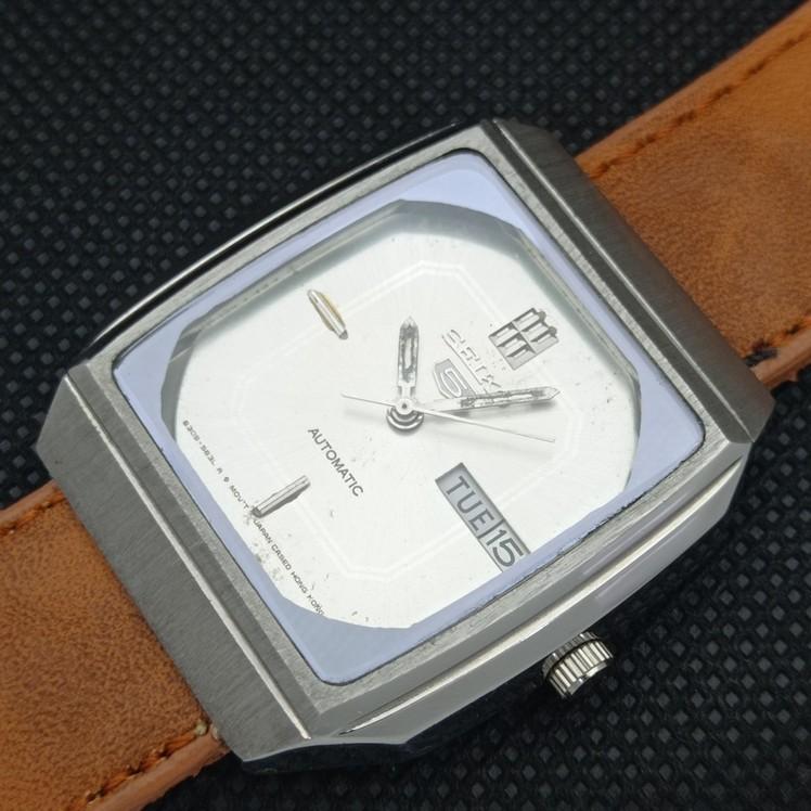 Gebrauchte Vintage Seiko 5 Automatik 6309A Japanische Herrenuhr mit originalem Zifferblatt a415739-2