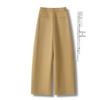 Trendy 2026 Wide-Leg Cargo Pants - High-Waisted, Loose, Slimming, Casual for Spring & Autumn