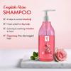 NutriGlow Natural's English Rose Shampoo For Scalp De-tox, Dandruff 5.07 Fl Oz