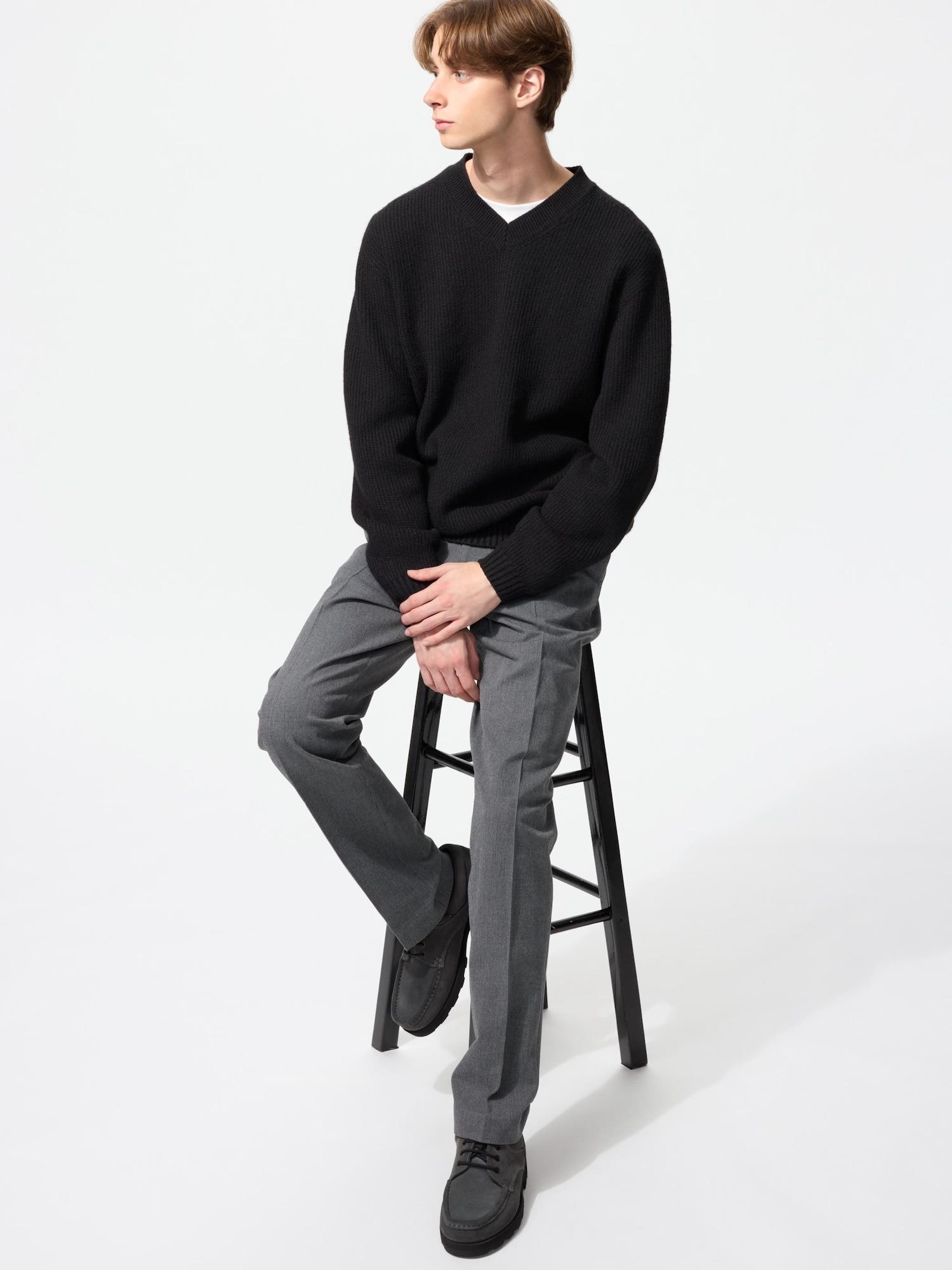

Uniqlo Япония Теплые Умные Брюки Чидори 07 GRAY/120