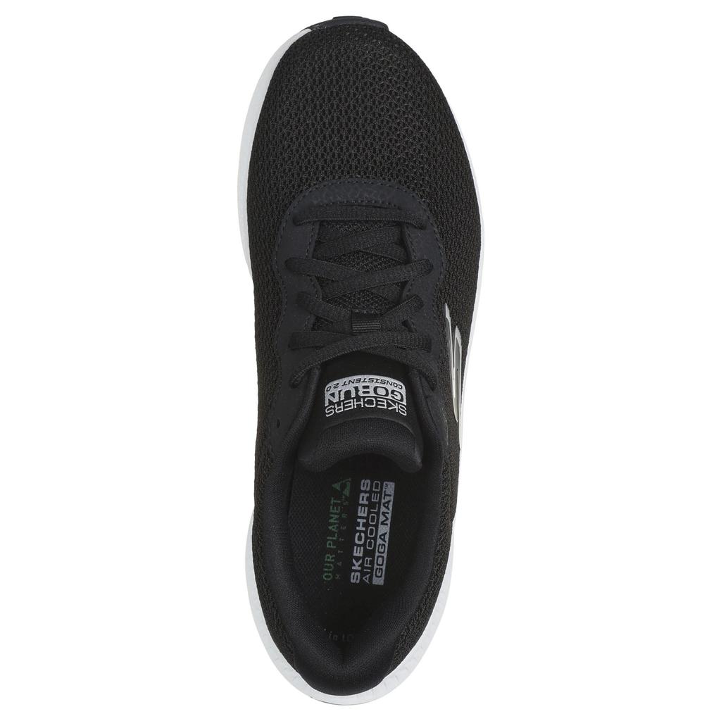 Skechers Go Run Consistent 2.0 Engaged Comfortable Low-Top Running Shoes Women Running Shoes Black 128605-BKW