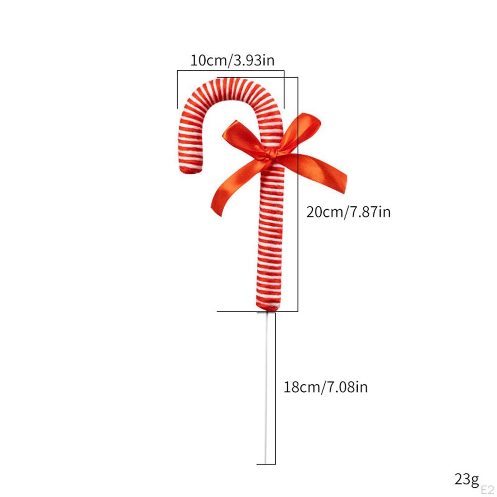 Christmas Tree Candy Cane Ornament Decor, Collection, Red White DIY Hanging Party