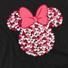 Disney Unisex Adult Minnie Mouse Heart Ears Silhouette Valentine`s Day T-Shirt