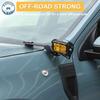 Carbon Steel Black For Ford Maverick -2026 Hood Headlight Bracket Pillar Hood Mount Holder Trim Exterior Accessories